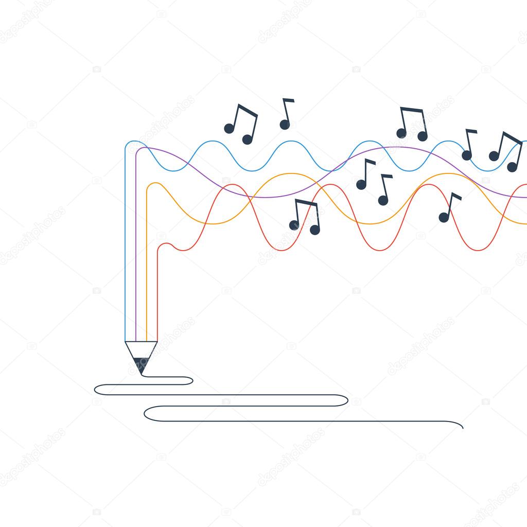 Graphic design studio pen symbol. Creative writing. Storytelling. vector