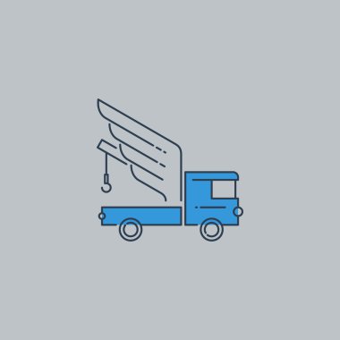 Tow truck. Road service.