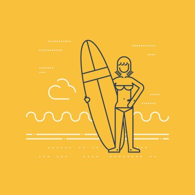 Yaz tatili. Sörf kampı.