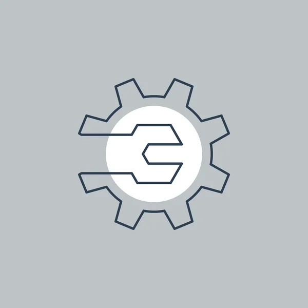 Otomatik hizmet logosu. — Stok Vektör