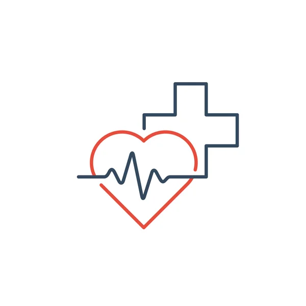 Медичний логотип. центр охорони здоров'я — стоковий вектор
