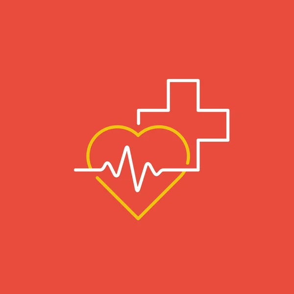 Medizinisches logo.health care center — Stockvektor