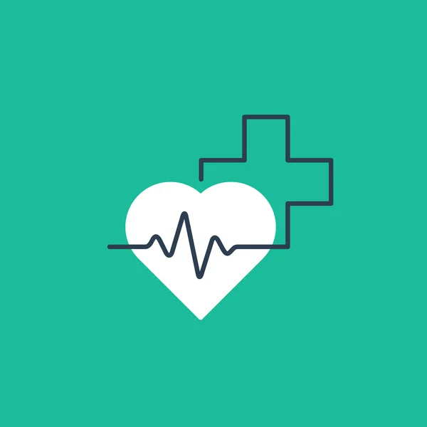 Logo.health medis pusat perawatan - Stok Vektor
