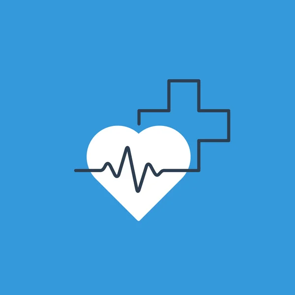 Medicinsk logo.health vårdcentral — Stock vektor