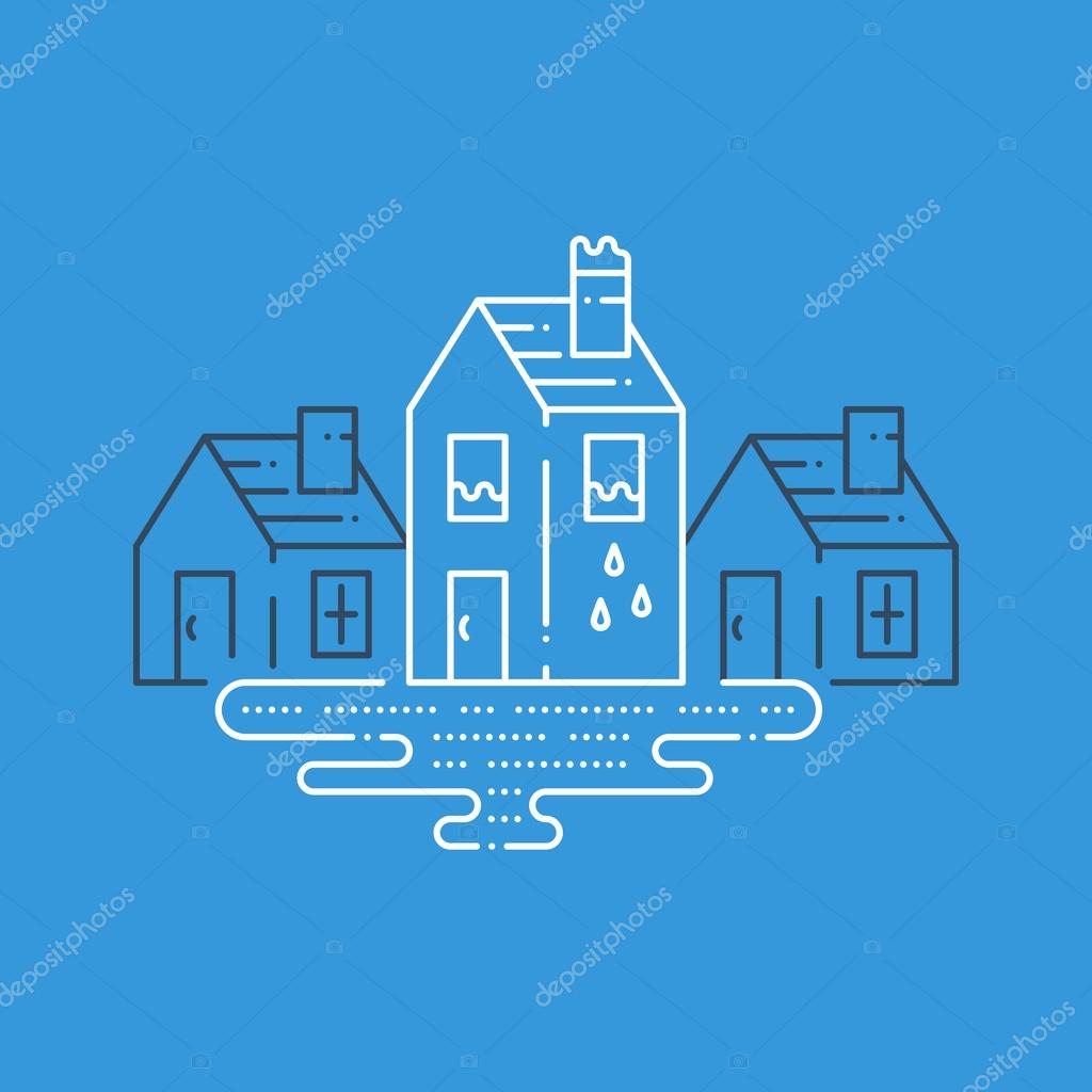 Country houses. Peaceful tiny village. Riverside cottages. Home stay