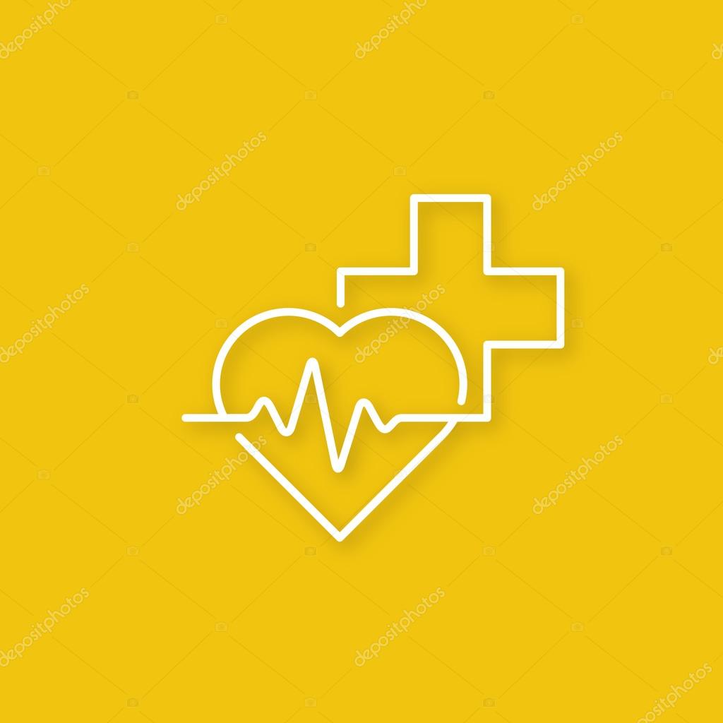 Medical logo. Pharmacy, drugstore, health care center, diagnostics services