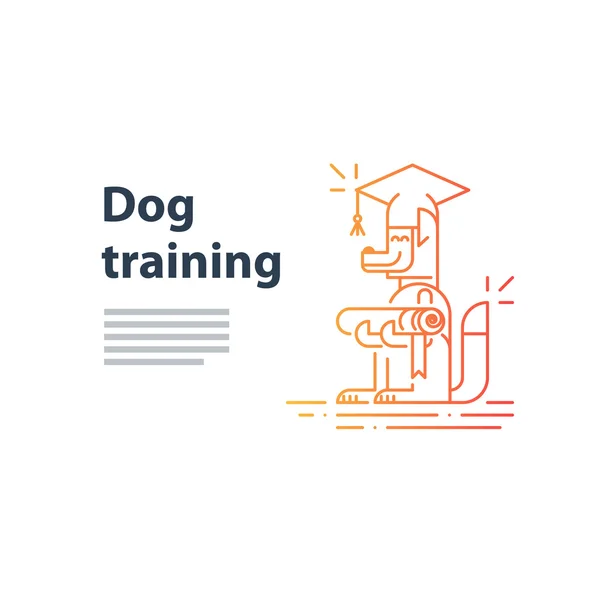 Dosłownie na usługi szkolenia psów — Wektor stockowy