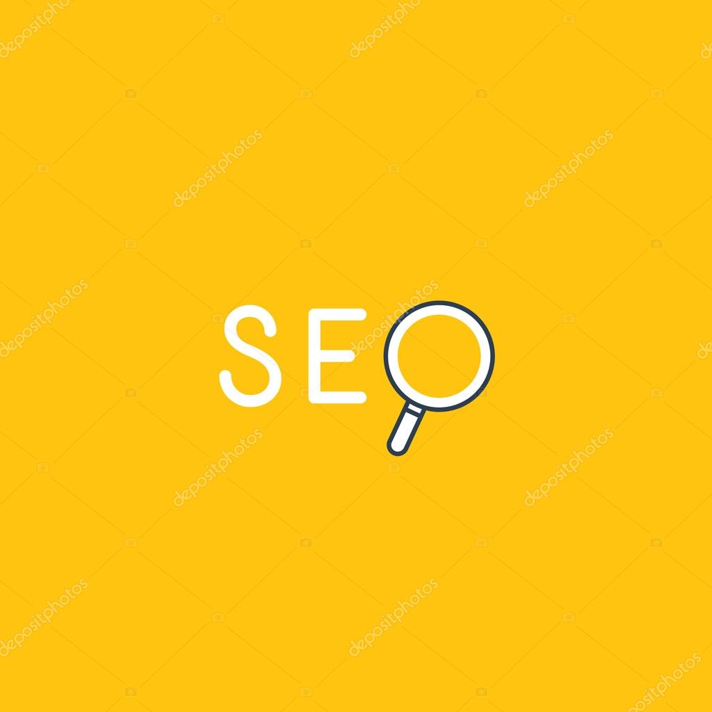 Search engine optimization logo. Search engine optimization logo. Vector design