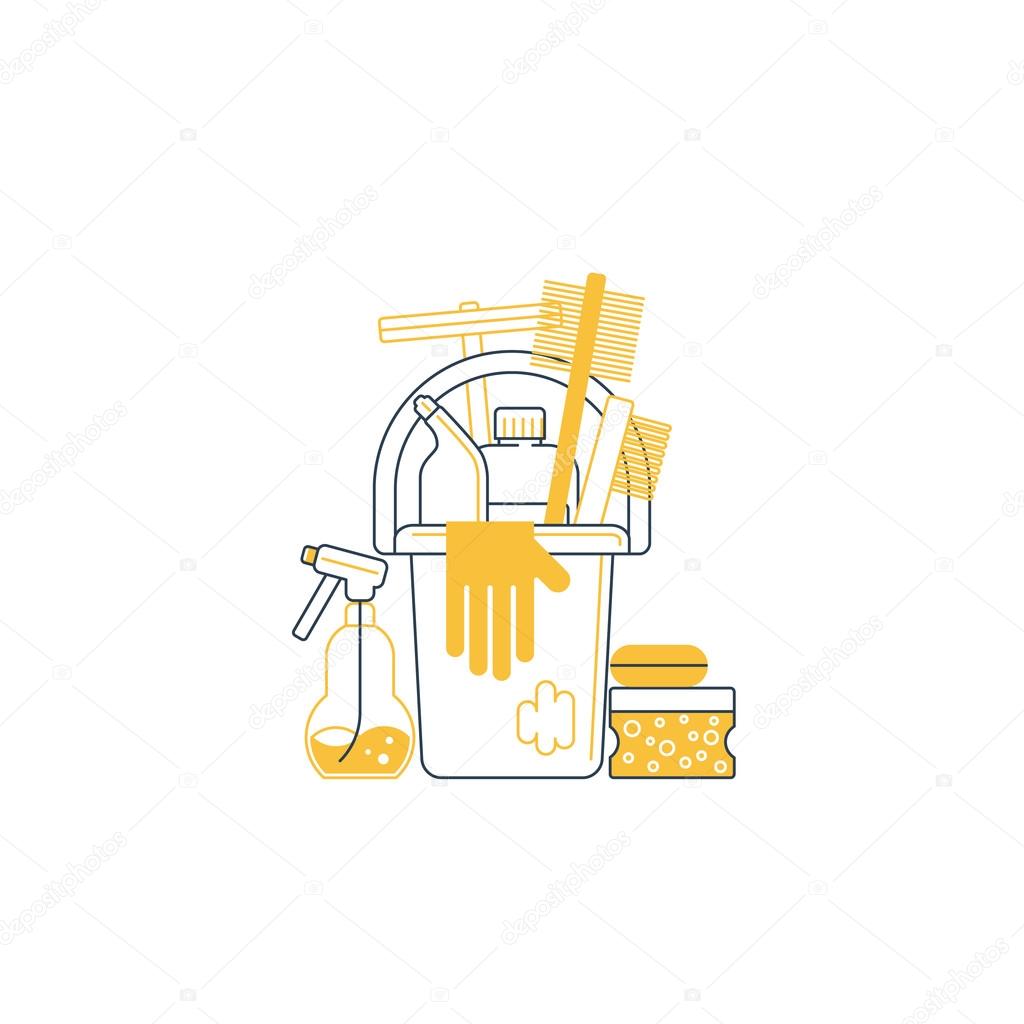Cleaning supplies, tools