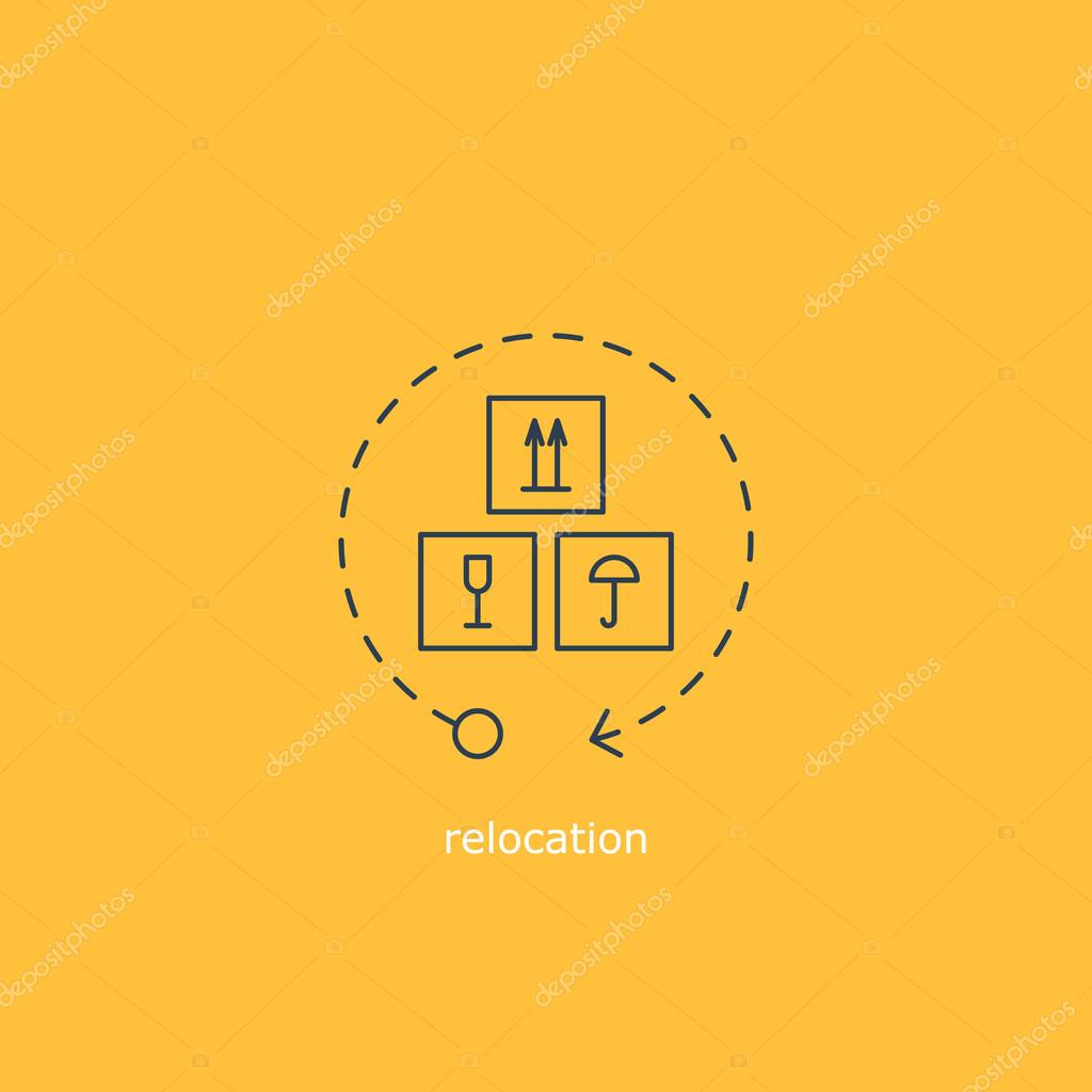 Cargo tracking, asset relocation, commodity turnover, logistics company logo.