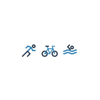Triatlon Icon set