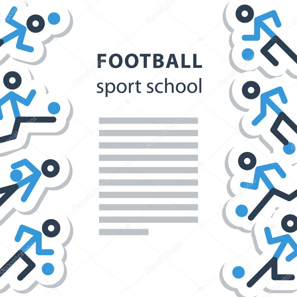 football poster template stock vector stmool 84515940