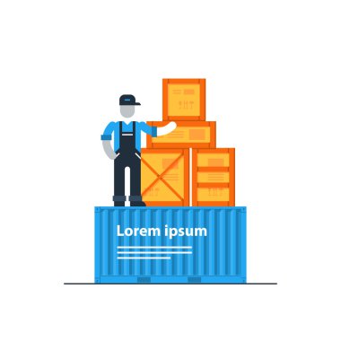 Ambar çalışan lojistik