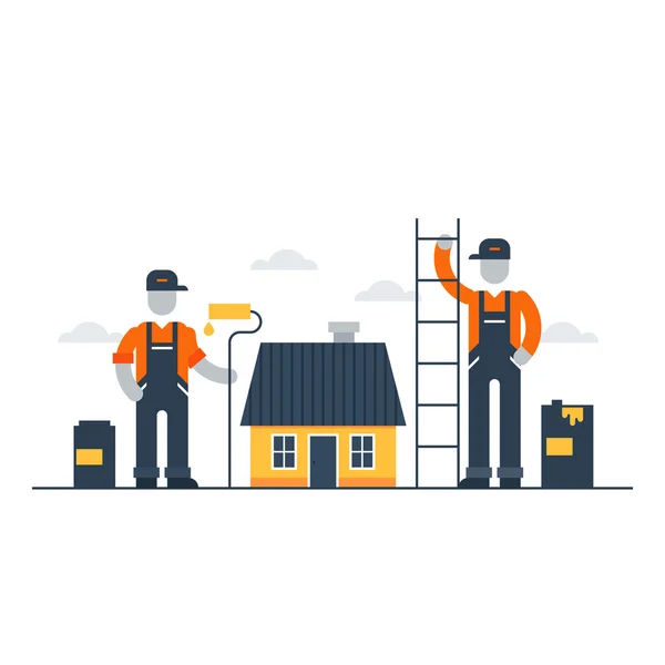 Home improvement and renovation — Stock Vector