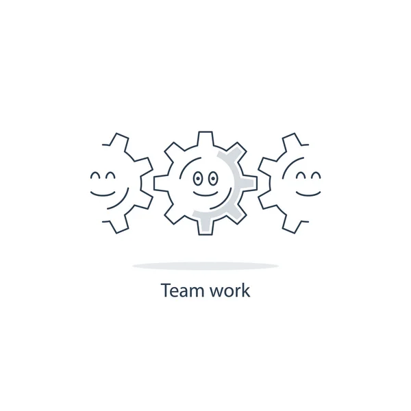 Командная работа — стоковый вектор