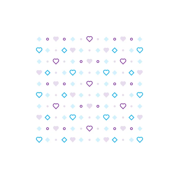 Modèle de thème amour — Image vectorielle