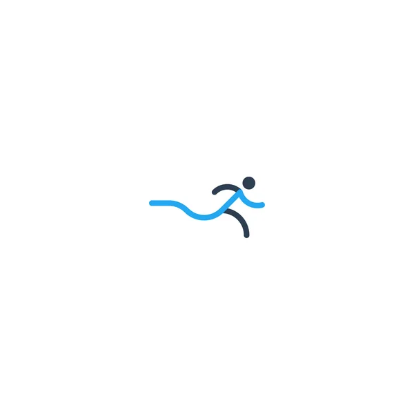 Running logo, sport concept — Stock Vector