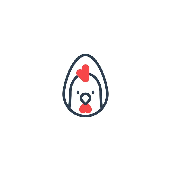 Logotipo de produção de ovos — Vetor de Stock
