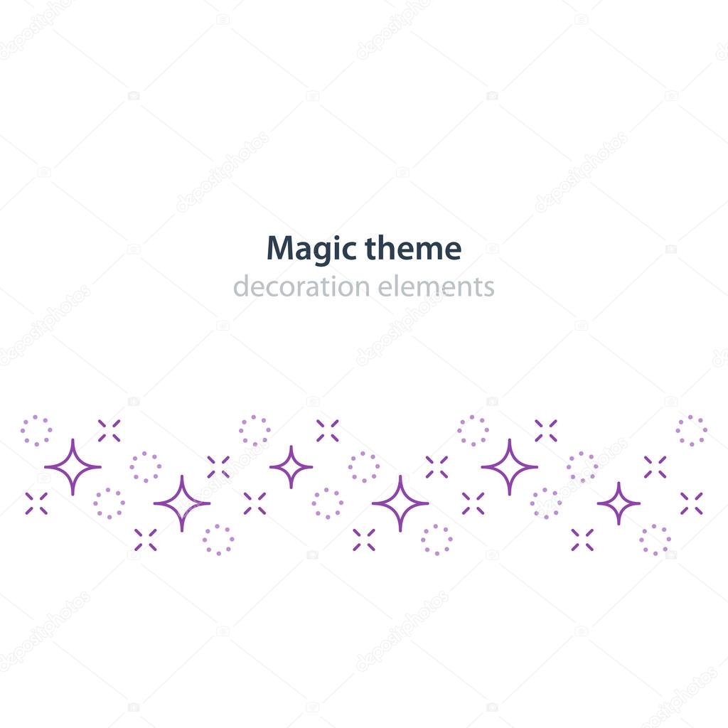 Magic theme, festive event