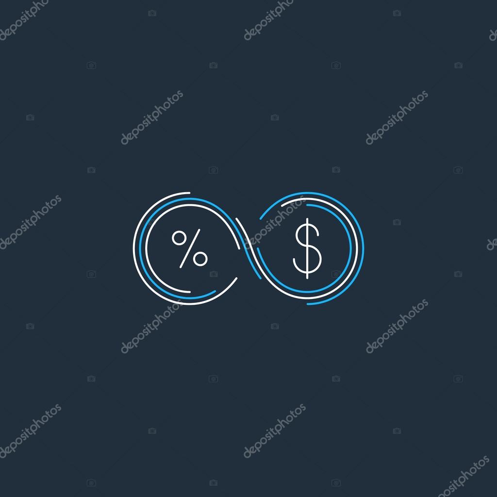 Time is money, savings account concept, vector illustration