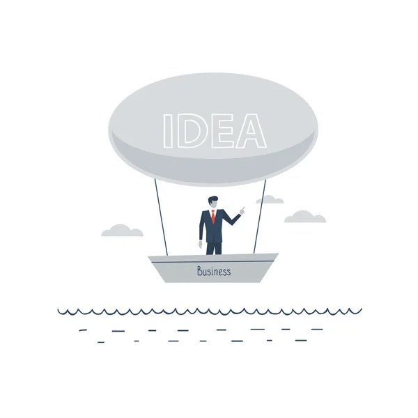 Business idea concept — Stock Vector