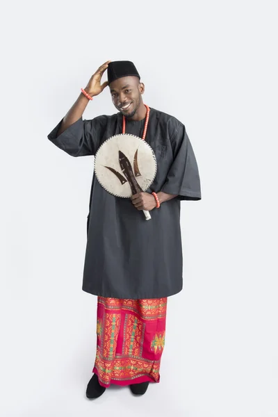 Człowiek z tradycyjnego ubrania — Zdjęcie stockowe