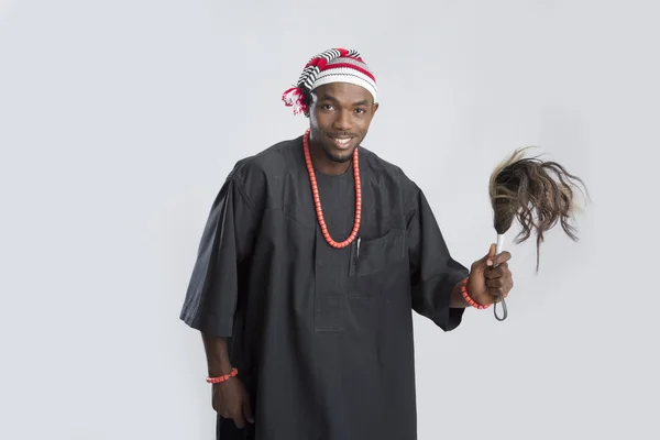 Man with traditional clothes — Stock Photo, Image