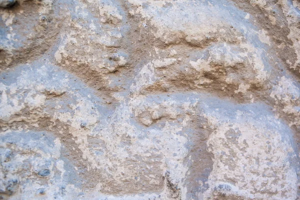 Eski Grunge Boyalı Duvar Wsith Dalgalarına Yakın Çekim Mimari Taş — Stok fotoğraf