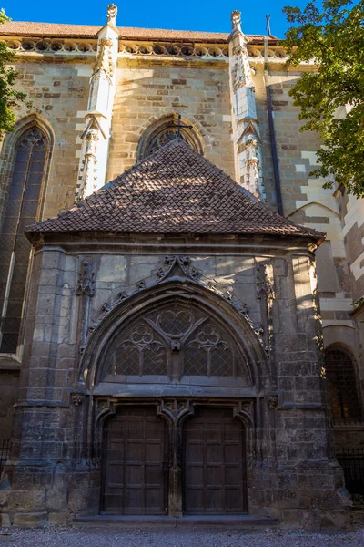 Part of The black church in Brasov. Transylvania, Romania