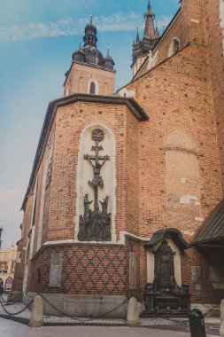 Mariacki Kilisesi olarak bilinen St. Marys Bazilikası 'nın bir kısmı