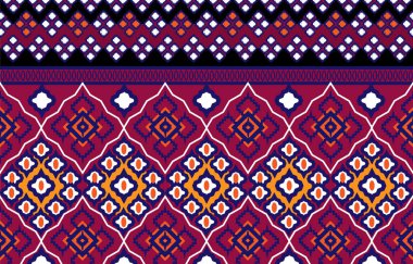 Mavi arkaplanda kumaş desenleri var. Kumaşlar, reklamlar, el ilanları, kitap kapakları vs. üzerine dekorasyon yapardı..