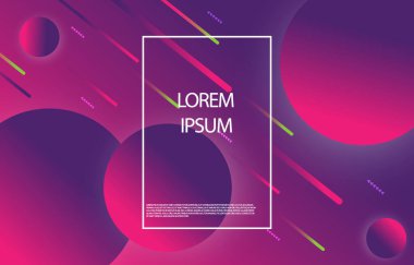 vektör gradyanı soyut mor menekşe şekilleri arka plan. Reklamlar, yayınlar, metinler vb..