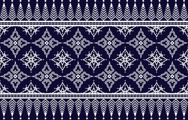 Vektör Etnik Kumaş geometrik desen. Asya tarzı halıda EP4 halılar, giysiler, ayakkabılar, çantalar, perdeler, tekstil veya diğer işleri süslemek için kullanılır..