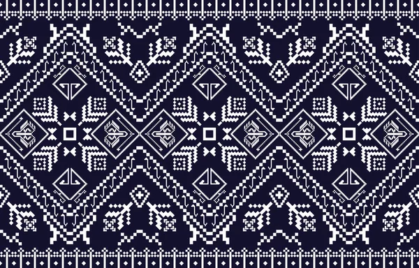Çeşitli Karelerden Tekstil Geometrik Kumaş Deseni Sanatsal Tasarım Grunge Ekose — Stok Vektör