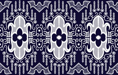 Çizgi boyunca akan kavisli desen, kumaş deseni, tekstil EP.16.Arkaplan, halı, duvar kağıdı, giysi, ambalaj, Batik, kumaş, vektör için tasarım.