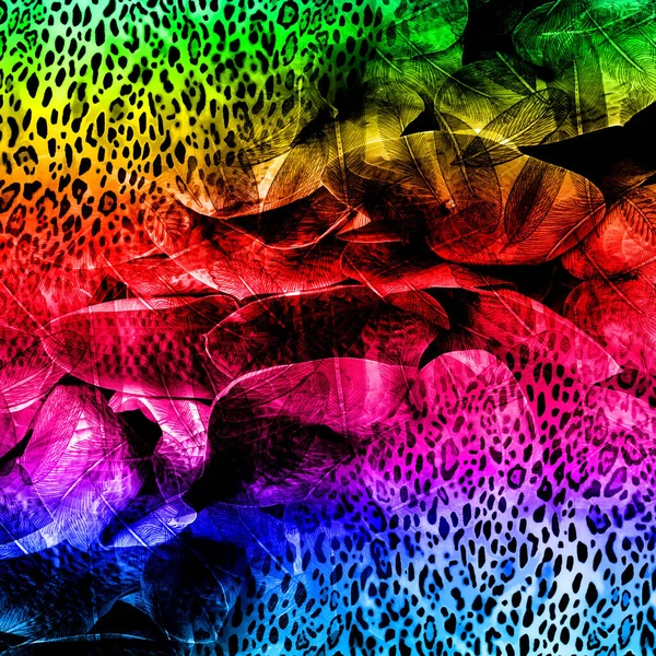 Textilmönster Kuddmönster Mönsterdesign Leopard Kamouflage Zebra Barock Och Kombinationsmönster — Stockfoto
