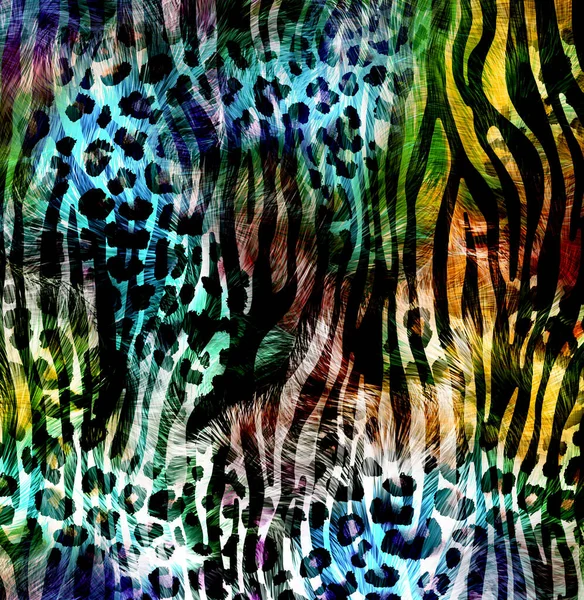 Tekstylny Wzór Druku Wzory Poduszek Wzór Sukni Lampart Kamuflaż Zebra — Zdjęcie stockowe