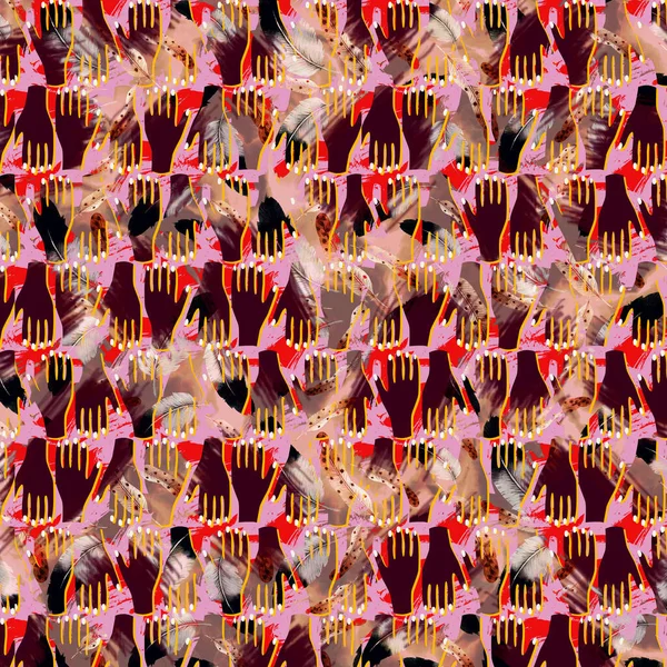Abstract Mooi Kleurrijk Combinatiepatroon — Stockfoto