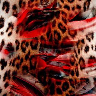 Tekstil ve tasarım için renkli soyut desen