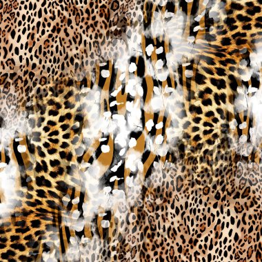 Tekstil ve tasarım için renkli soyut desen