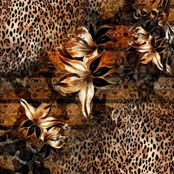 Tekstil ve tasarım için renkli soyut desen