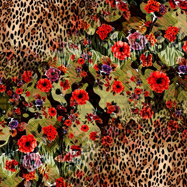 Tekstil ve tasarım için renkli soyut desen