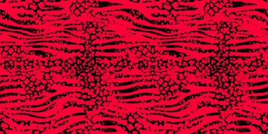 Yıkanmış Renkli Bloklar Grunge Grafik Motifi. Kusursuz Desen.