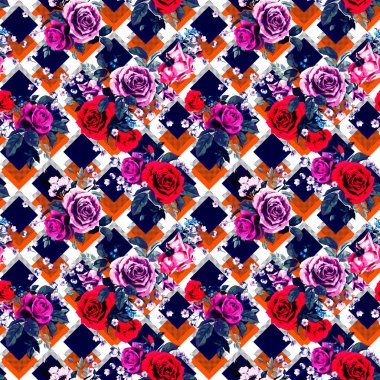 Kusursuz moda deseni, tekstil elbise tasarımları.