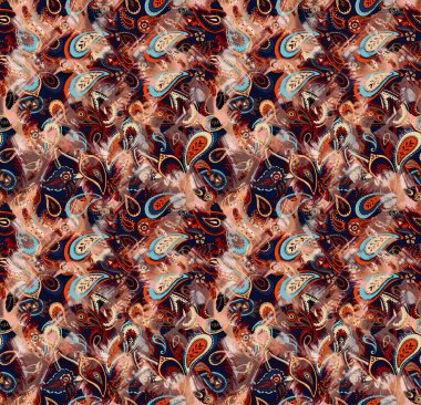 Kusursuz baskı tasarımları, kumaş desenleri