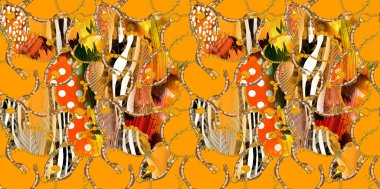 Kumaş desenler, modern moda tasarımları.