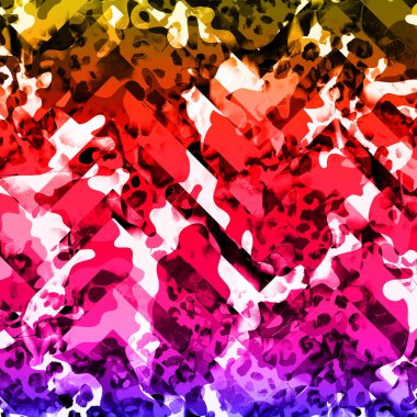 Yazdır, Afrika Hayvan İzleri. Klasik Doğal Şablon. Siyah Egzotik Hayvan Modeli. Tekstil Giysi Tasarımı..