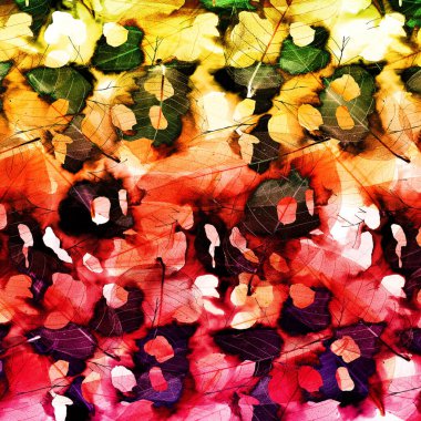 Moda baskısı, geometrik şekilli soyut leopar derisi