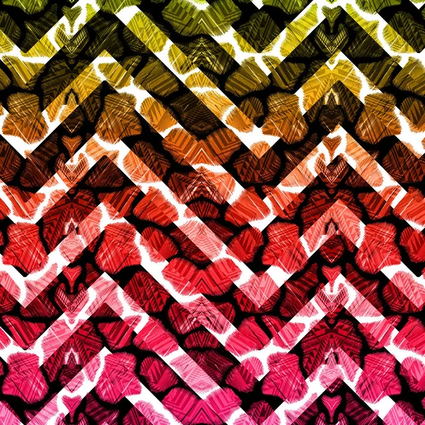 Surface Pattern Studies Collage Fashion Patterns — Stock Photo, Image