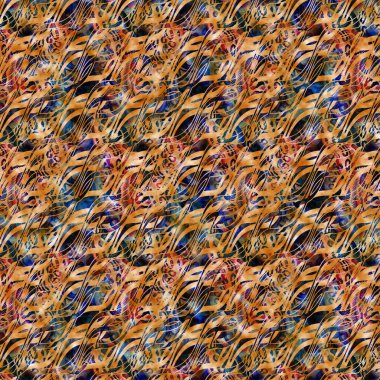 Karışık iz kalıpları, zincirli leopar deseni